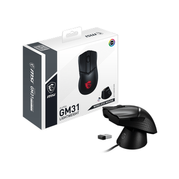 MSI MSI Clutch GM31 L�ghtWe�ght RGB Kablosuz Optik Oyuncu Mouse