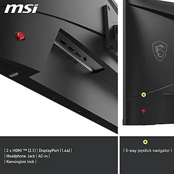 MSI Mag 274QPF X32 27in� 0.5ms 320Hz IPS 2K WQHD Pivot Rapid IPS Gaming Monit�r