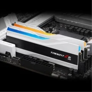 GSkill Trident Z5 RGB Beyaz DDR5-6000Mhz F5-6000J3636F32GX2-TZ5RW CL32 64GB (2x32GB) Kit Ram
