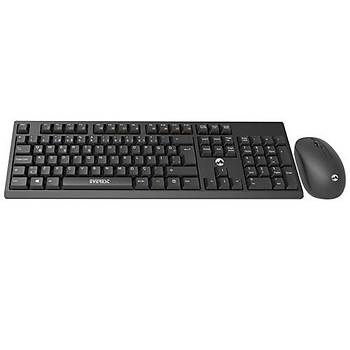 Everest KM-2510 Kablosuz Klavye+Mouse Siyah