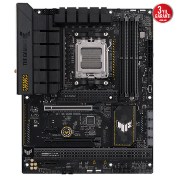 Asus TUF GAMING B650-PLUS WIFI, 4xDDR5, 3x M.2, HDMI, DP, 2xType-C, W�-F� 6, Bluetooth v5.2, AMD Ryzen 7000 Serisi, AM5 Soket Anakart