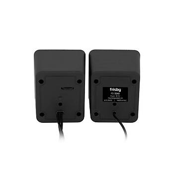 Frisby FS-334U-B 1+1 Si?yah Usb Hoparlr
