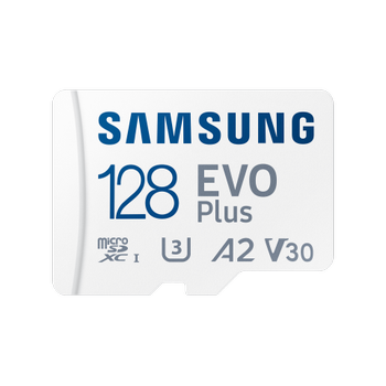 Samsung Evo Plus MB-MC128SA/TR 160Mbps Class10 UHS-I U3 A2 V30 128GB Micro SD Kart