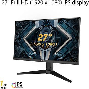 Asus Tuf Gaming VG279QL1A 27 HDR Gaming Ips Freesync ve G-Sync Uyumlu  1920x1080 1MS(MPRT) 165HZ DP HDMI  MM Vesa 3YIL Elmb Eyecare Gaming Monitr
