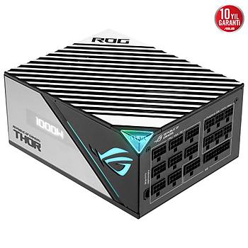 ASUS ROG-THOR-1000P2 80+ PLATINUM 1000W MOD�LER G�� KAYNA�I JAPON KAPAS�T�RLER�AURA SYNC VE OLED EKRAN 10 YIL GARANT� V2