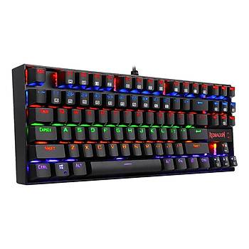 Redragon Kumara K552-KR Red Switch RGB Oyuncu Klavye