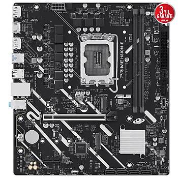 Asus Pr�me H810M-E-CSM Intel H810 Soket 1851 DDR5 6400MHz mATX Gaming (Oyuncu) Anakart