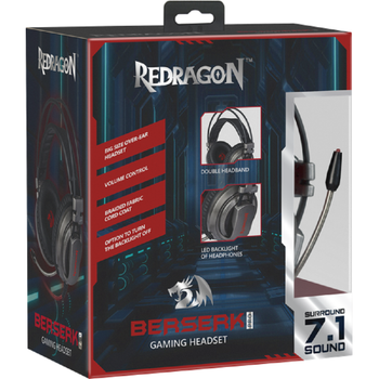 Redragon Berserk Pro 7.1 Oyuncu Kulakl