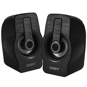 Snopy SN-X23 RGB Işıklı 3W*2 Syh/Kırmızı USB Speaker Ses Sistemi