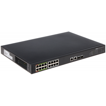 Dahua LR2218-16ET-240 18Port Megabit 16 Port PoE 240W,2xSFP Endüstriyel Switch
