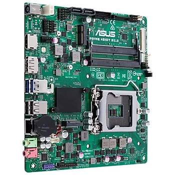 Asus Prime H310T R2.0 Intel H310 LGA1151 DDR4 2666 LVDS DP HDMI M2 USB3.1 Thin Mini ITX Anakart