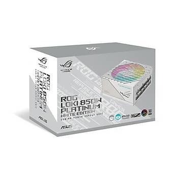 Asus Rog Loki SFX-L 850W Platinum Mod�ler ATX 3.1 Uyumlu ARGB Fan PCIe 5.1 Beyaz Power Supply