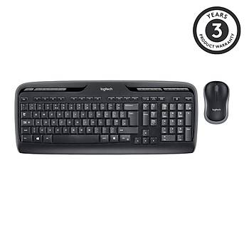 Logitech MK330 Kablosuz Klavye & Mouse Seti-Siyah 920-003988