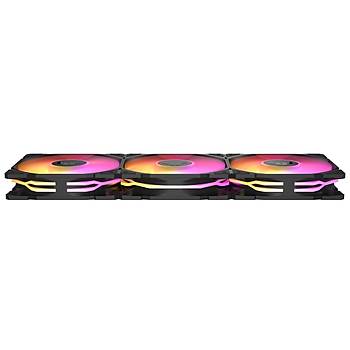 Asus Tuf TR120 So�utucu 3l� 120mm Siyah ARGB Adreslenebilir Rady�t�r Kasa Fan�