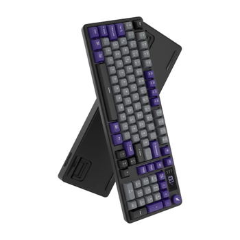 HAWK Gaming HK258GP Kablosuz Gri Mor Gaming Klavye