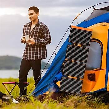 FlexSolar S40 40W  USB ��k��l� Ta��nabilir G�ne� Paneli