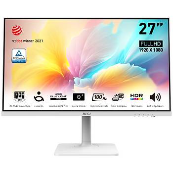 MSI Modern MD2712PW 27 FullHD Flat IPS 100Hz 1Ms Anti-Glare Pivot Monitr