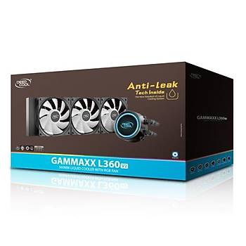 Deep Cool Gammaxx L360 v2 360mm RGB Sývý CPU Soðutucu