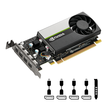 PNY PRO VGA Nvidia 4GB GDDR5 Quadro P1000 V2 DVI VCQP1000DVIV2-PB Profesyonel Ekran Kart