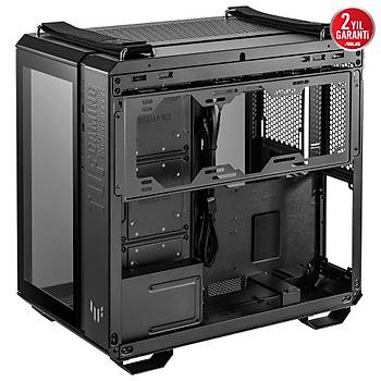 Asus Tuf Gaming GT502 Panaromik Temperli Cam Usb Type-C Siyah Mini ATX Kasa