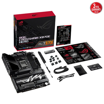 Asus ROG Crosshair X870E Hero AMD AM5 4xDDR5 ATX Gaming Anakart