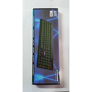 Altec Lansing ALGK8264 Siyah Usb 3 Renk Zemin Ayd�nlatmal� Q Multimedya Fonksiyonlu Gaming Klavye (OUTLET)