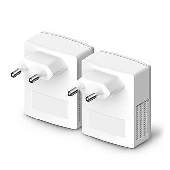 Tp-Link TL-PA4010KIT AV600 Nano Powerline Elektrik Hatt� �nternet Geni�letici Adapt�r ikili Kit