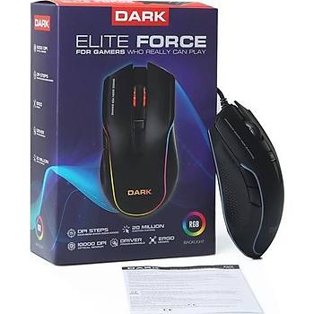 Dark Elite Force GM2000 Pixart 10000DPI Gaming Mouse