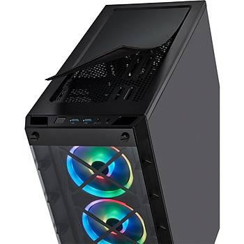 Corsair Icue 465X RGB Tempered Glass Siyah Mid Tower Bilgisayar Kasası