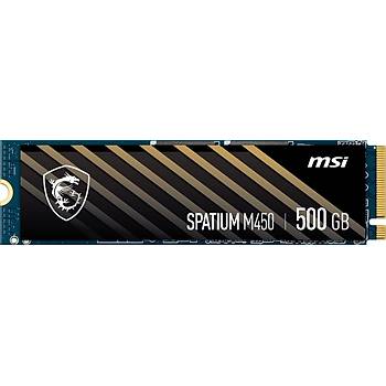 MSI Spatium M450 500GB PCIe 4.0 NVMe M.2  V1 3000/2000MB/s SSD Disk