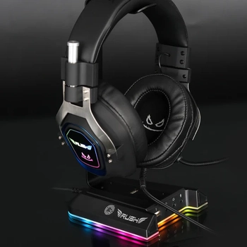 Rush Boomrack RHS801 Rgb USB 7.1 Surround (Ses kartl�) Kulakl�k Stand�