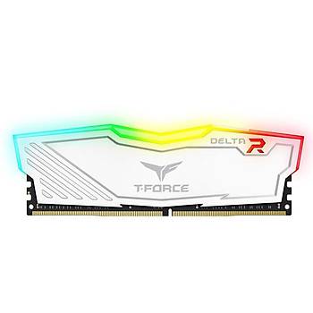 Team T-Force Delta RGB White 32GB (2x16GB) 3200MHz CL16 DDR4 Gaming Ram (TF4D432G3200HC16FDC01)
