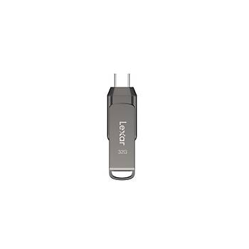 Lexar 32GB LJDD400032G-BNQNG USB Bellek Dual Type-C AND Type-A USB 3.1 Flash Drive Up To 100MB/S Read