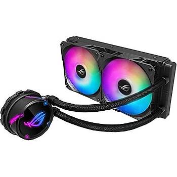 Asus Rog Strix LC 240 RGB Aura SYNC RGB 120MM Adreslenebilir Fan Sv CPU Soutucusu lemci Fan