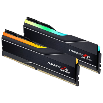 GSkill TZ5 Neo RGB Siyah 128GB DDR5 6000Mhz F5-6000J3444F64GX2-TZ5NR CL34 AMD EXPO Dual Bellek Kiti Ram