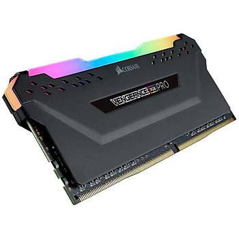 Corsair CMW32GX4M4Z3200C16 32GB (4x8GB) DDR4 3200 MHz C16 Vengeance RGB Black DIMM Bellek Ram