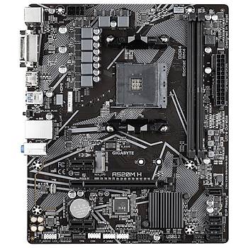 GIGABYTE GA-A520M-H DDR4 5100(OC) HDMI M.2 AM4 ANAKART