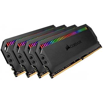 Corsair CMT32GX4M4K3600C16 32GB (4X8GB) DDR4 3600MHz CL16 Dominator Platinum RGB Soutuculu Siyah DIMM Bellek Ram