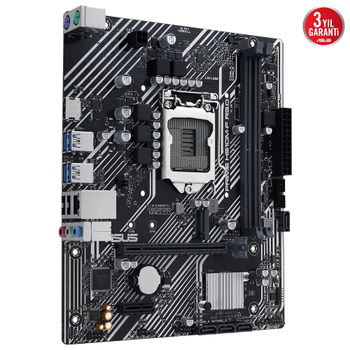 Asus Prime H510M-F R3.0 2xDDR4 M.2 HDMI 10-11.Nesil LGA1200 Soket Anakart