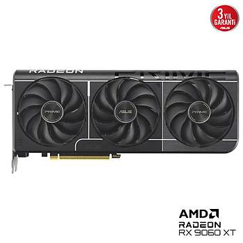 Asus RX 9060 XT Prime OC Edition PRIME-RX9060XT-O16G 128 Bit GDDR6 16 GB Vga Ekran Kart�