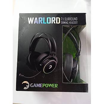 Gamepower Warlord Siyah 7.1 RGB Gaming Kulaklık (OUTLET)