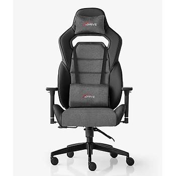 xDrive Gktrk Profesyonel Oyuncu Koltuu Kuma Gri/Siyah