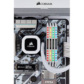 Corsair CMT32GX4M2K4000C19W 32GB (2X16GB) DDR4 4000MHz CL19 Dominatr Platinum RGB Soutuculu Beyaz DIMM Bellek Ram