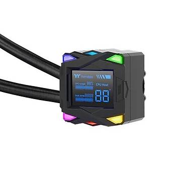 Thermaltake LA240-S LCD g�stergeli ARGB 240mm �ntel 1851/ AM5 Uyumlu S�v� So�utucu