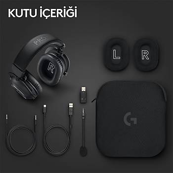 Logitech G Pro X 2 Lightspeed Kablosuz Bluetooth Gaming Kulakl�k - Siyah 981-001263