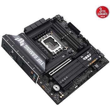 Asus Tuf Gaming B860M Plus Intel B860 LGA1851 DDR5 8800 Aura RGB  mATX  Anakart