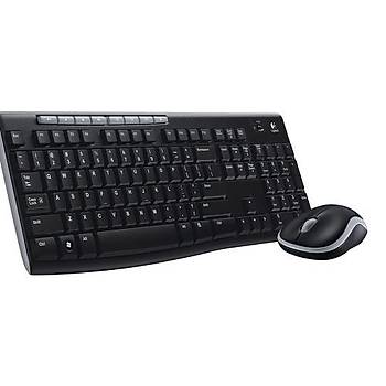 Logitech MK270 Kablosuz Set Usb Siyah(920-004525)