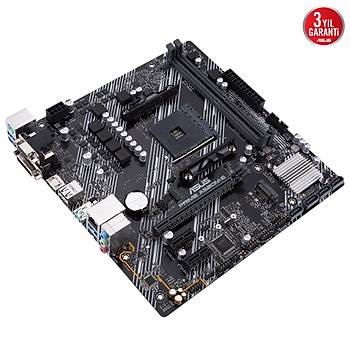 ASUS PRIME A520M-E CSM AMD A520 AM4 DDR4 4400 HDMI DVI VGA M2 mATX Anakart