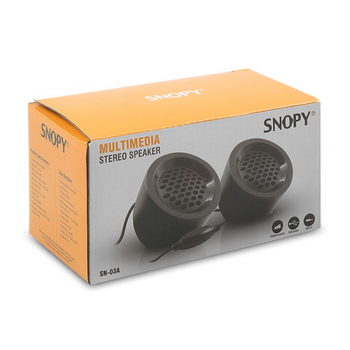 SNOPY SN-03A 4W 1+1 Masast USB Speaker (Siyah)