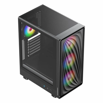 PowerBoost PB-A5065B-650w 80+ Bronze 4*ARGB Fan Mesh USB 3.0 Mid-T ATX Gaming Siyah Kasa
